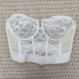 Vintage White Corset Top